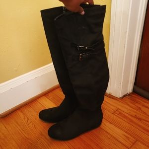 Dream Pairs Suede Knee High Boots